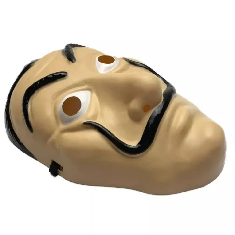 La Casa De Papel Face Latex Mask Salvador Dali Cosplay Costume Halloween…